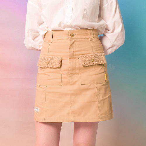 9F Mini Skirt(BEIGE)