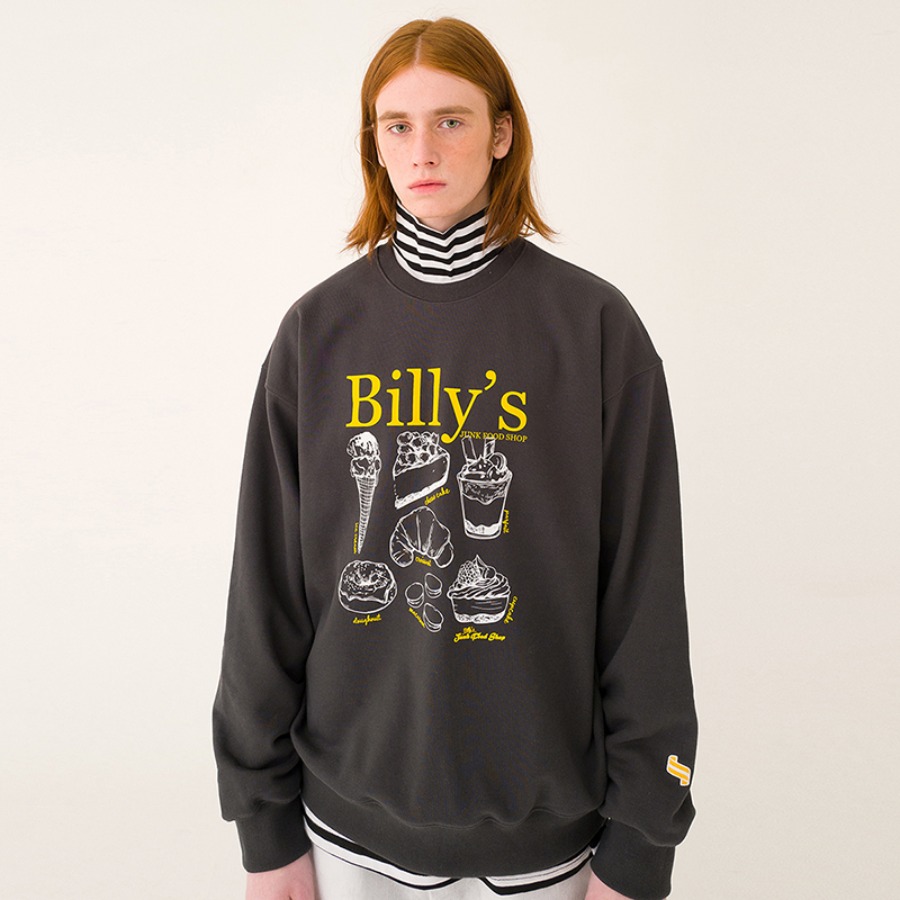 Billy&#039;s Cooking Book Sweatshirt(DARK GRAY)