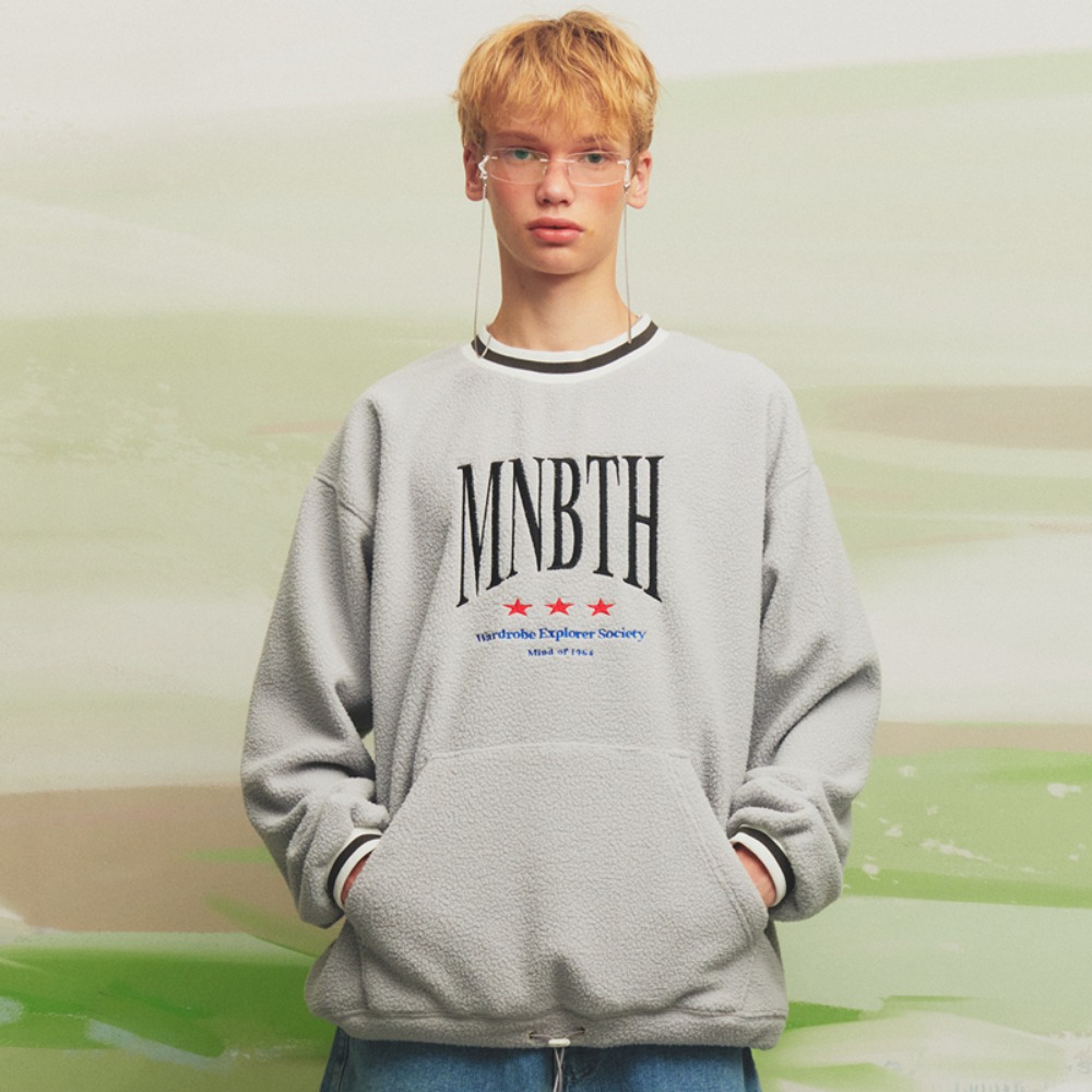 MNBTH Fleece Sweatshirt(GRAY)